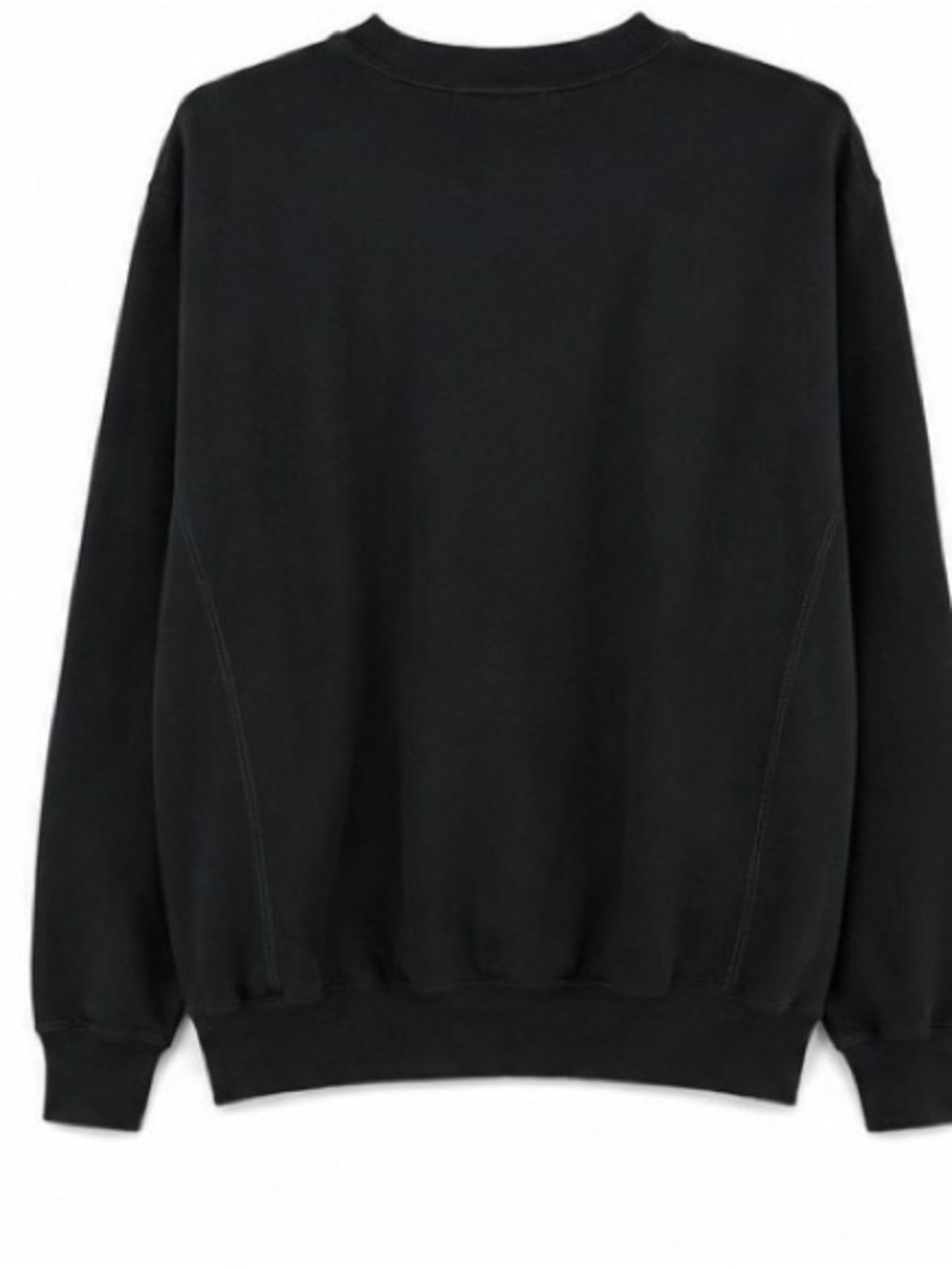 Steve & Barry's Black Crewneck Sweatshirt with Corvette Logo - Picture 3 of 5